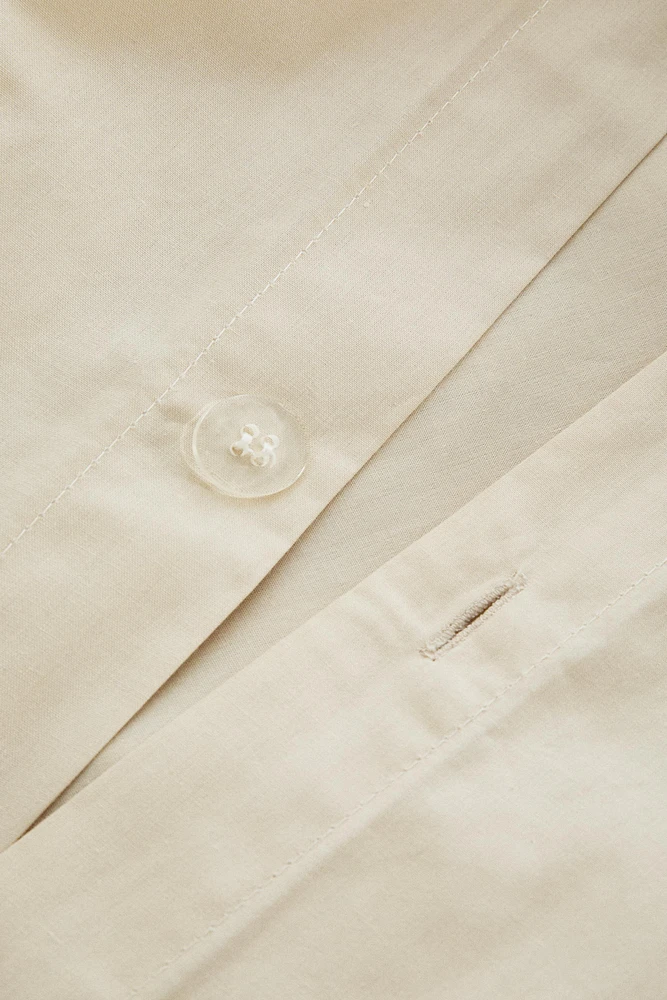 HOUSSE DE COUETTE PERCALE COTON ( FILS