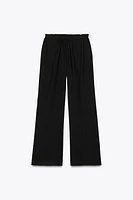 TEXTURED WEAVE PANTS