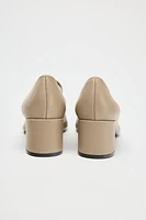 CHAUSSURES À TALONS BRIDE EN CUIR