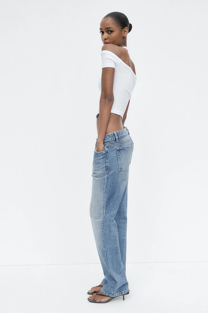 JEAN TRF DROIT À TAILLE BASSE