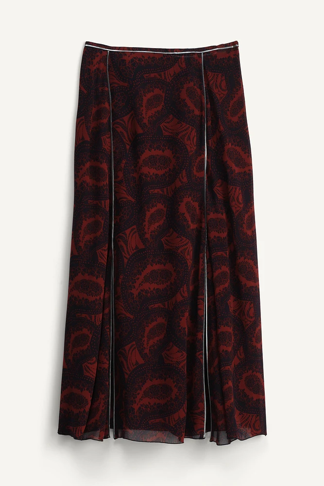 PRINTED MIDI SKIRT LIMITED EDITION