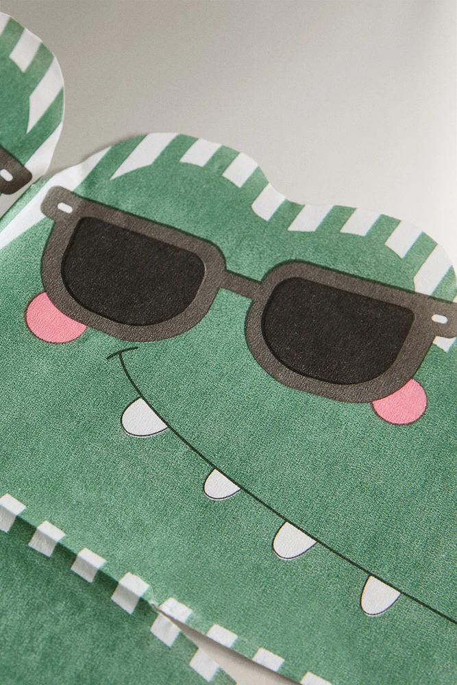 CHILDREN’S CROCODILE PAPER NAPKINS (SET OF 20)
