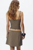 LACE TRIM MINI SKIRT