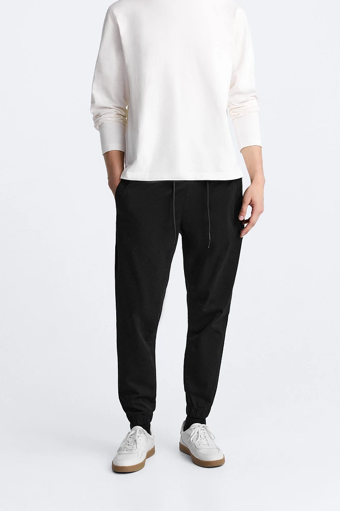 WASHED JOGGER WAIST PANTS