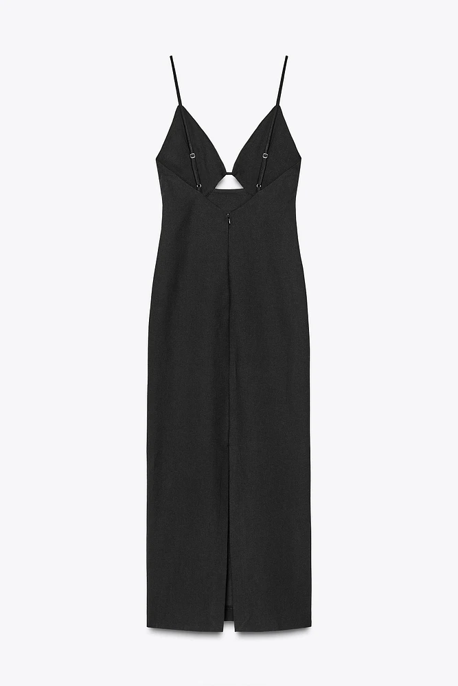 CUT OUT MIDI DRESS