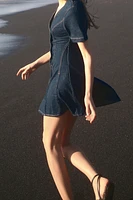 Z1975 DENIM MINI DRESS