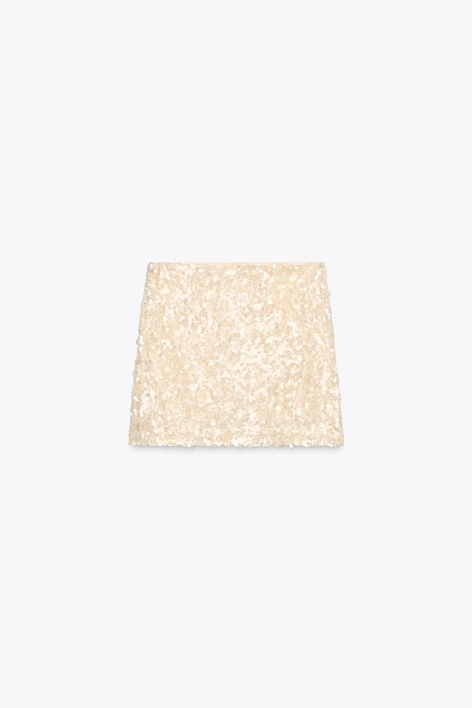 MINI JUPE À PAILLETTES