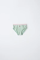 2-6 YEARS/ THREE PACK OF MINNIE MOUSE © DISNEY UNDERWEAR