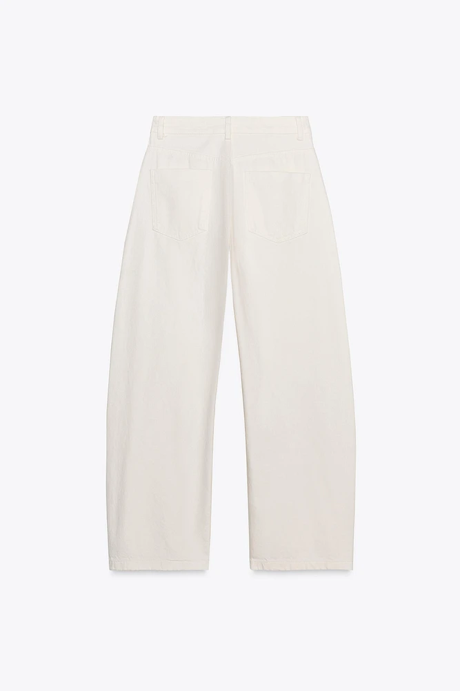 MID WAIST BARREL JEANS ZW COLLECTION