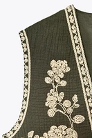 EMBROIDERED VEST