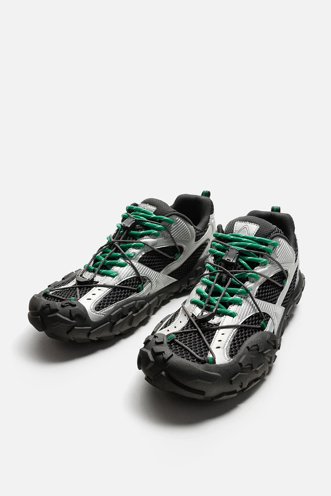 TEXTURED SOLE SNEAKERS