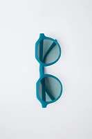 TRANSLUCENT FRAME SUNGLASSES