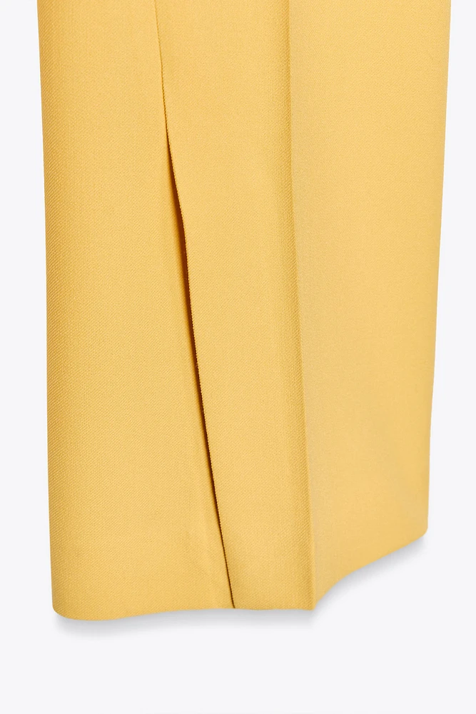 ZW COLLECTION FLARE PANTS WITH SIDE VENTS