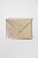 PORTEFEUILLE DOUBLE EFFET MÉTALLISÉ CUIR KATE MOSS X ZARA