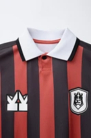 KINGS LEAGUE © STRIPED POLO SHIRT