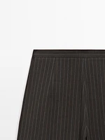 Pantalon wide leg triple pince