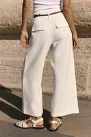 BRAIDED BELT CULOTTES