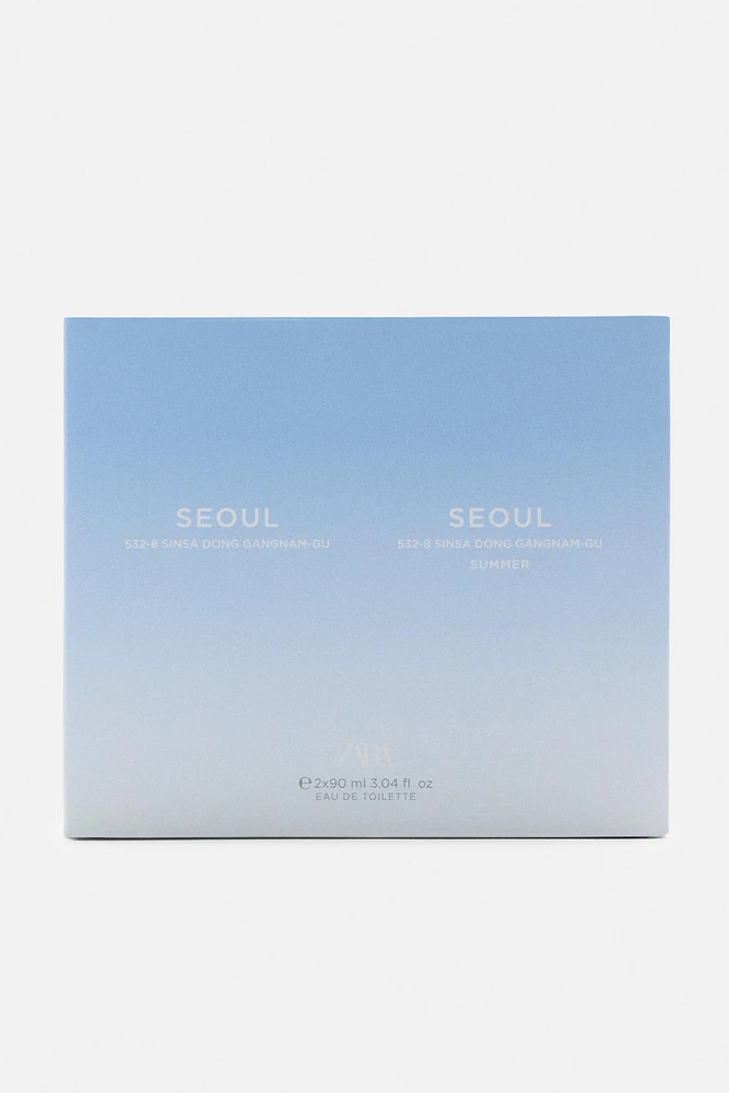 SEOUL + SEOUL SUMMER EDT 2 X 90 ML (3.04 FL. OZ)