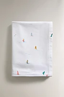 RESIN-COATED WINDSURF COTTON TABLECLOTH