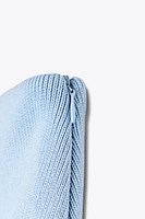 MIXED PLEATED KNIT SKIRT