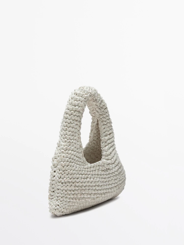 Mini-sac crochet croûte de cuir - Limited Edition