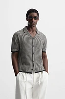 STRIPED KNIT SHIRT