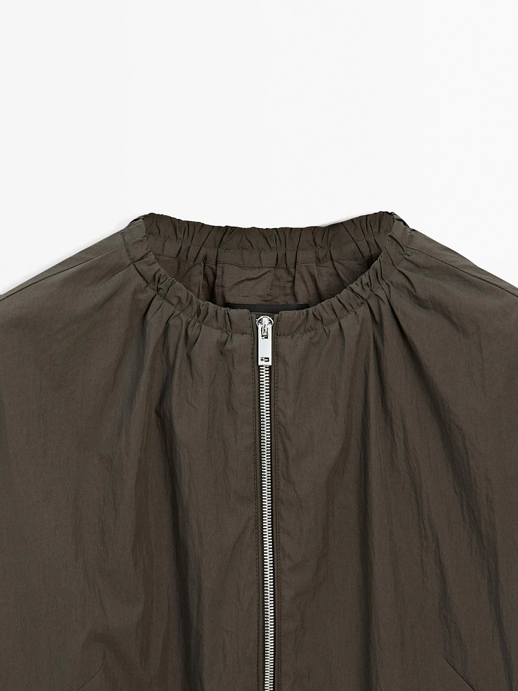 Gilet froncé