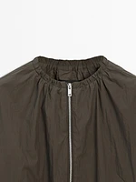 Gilet froncé