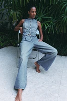 JEAN Z1975 COUPE LARGE À TAILLE HAUTE ET PINCES