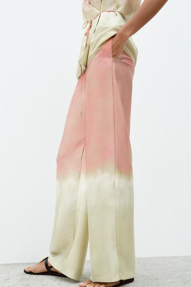 TIE DYE PRINT PANTS