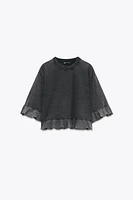 MATCHING RUFFLE TOP