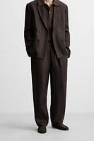 PANTALON DE COSTUME 100 % LIN