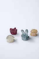 FOUR-PACK OF ANIMAL CLIPS