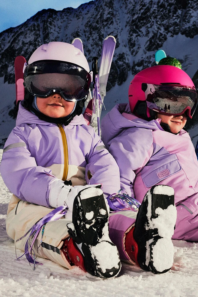 COMBINAISON À CAPUCHE DÉPERLANTE ET COUPE-VENT COLLECTION SKI