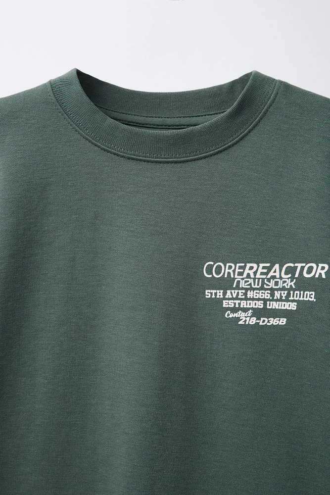 INTERLOCK T-SHIRT AND BERMUDA SET
