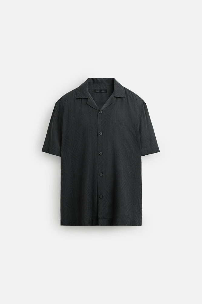 GEOMETRIC JACQUARD SHIRT