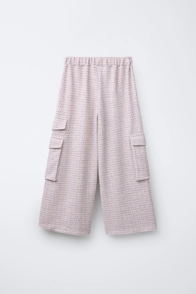 PANTALON TEXTURÉ STYLE MILITAIRE