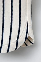 STRIPED PIQUÉ CULOTTES