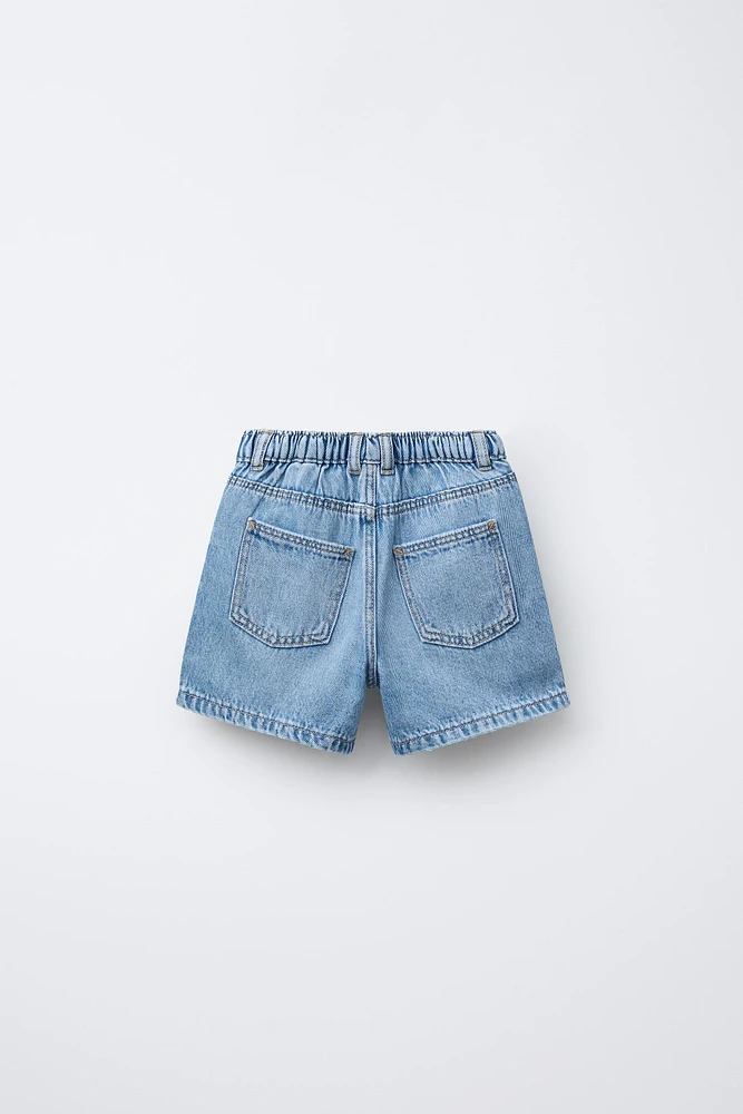 DENIM BERMUDA SHORTS