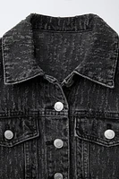 DISTRESSED DENIM JACKET