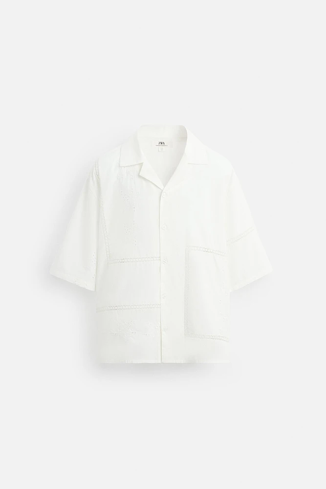 CHEMISE RELAXED FIT ENTRE-DEUX