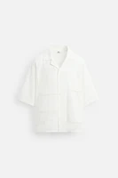 CHEMISE RELAXED FIT ENTRE-DEUX