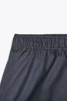 POPLIN SHORTS