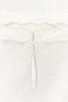 LACE LADDER STITCH TOP