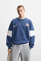 SWEAT CREWNECK IMPRIMÉ RACING