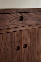 ELM WOOD SIDE TABLE