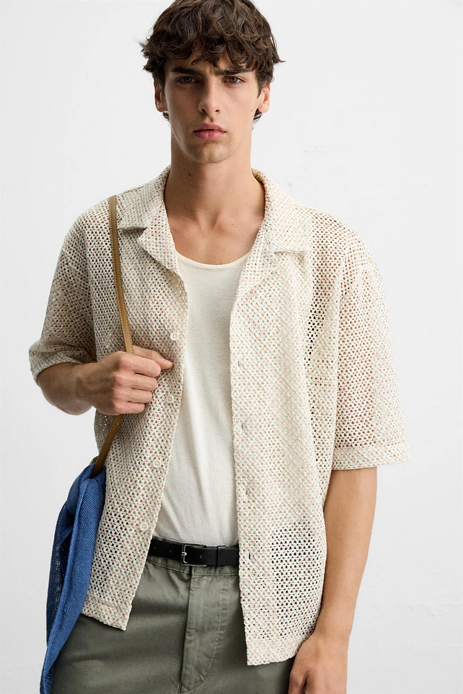 TEXTURED WEAVE SHIRT