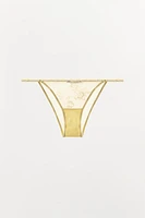 CULOTTE EN MESH BRODÉ