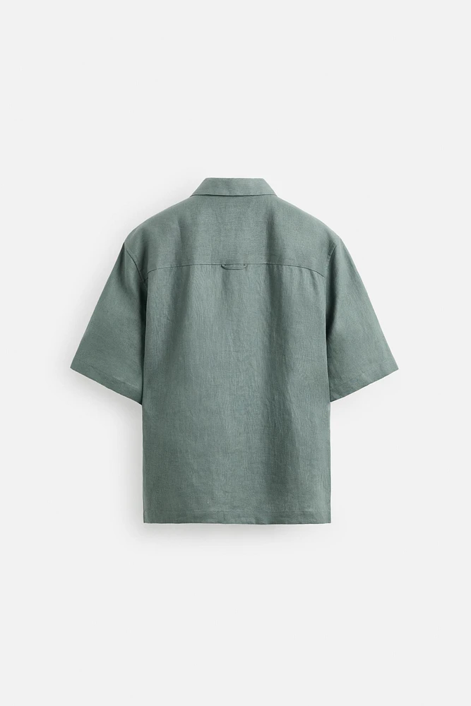 100% LINEN RELAXED FIT SHIRT