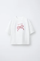 GINGHAM CHECK PATCH T-SHIRT